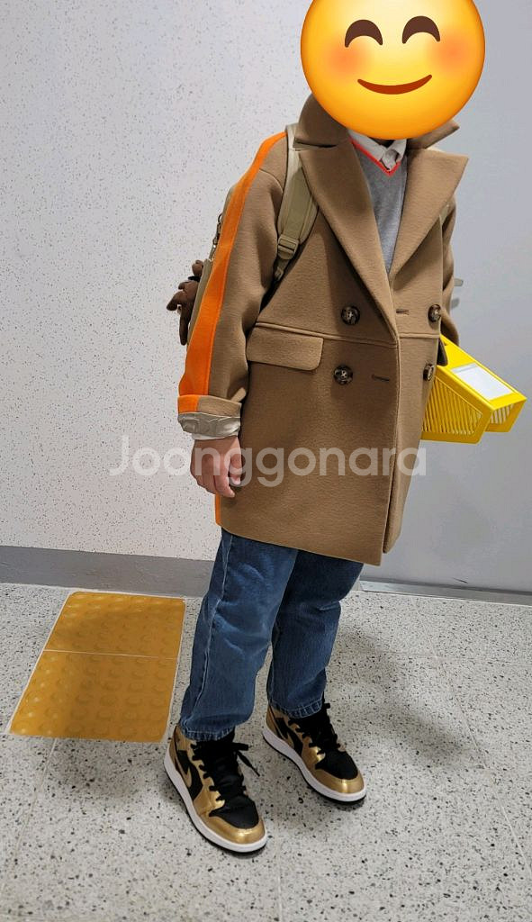 버버리키즈 울 더블 코트 10Y(입학식용 추천)--1