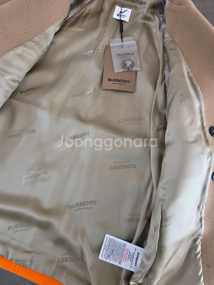 버버리키즈 울 더블 코트 10Y(입학식용 추천)--8