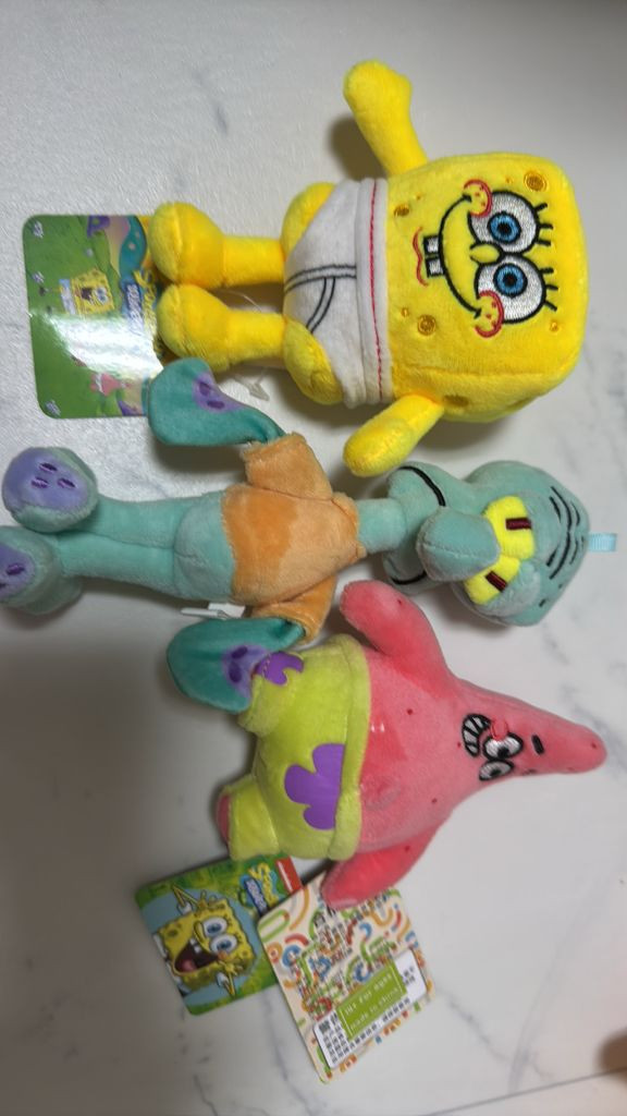 스폰지밥과 친구들 키링 인형 세트 무료배송 1만원 이미지