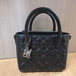 [상태최상] 러브캣 퀼팅 미니 토트백 블랙