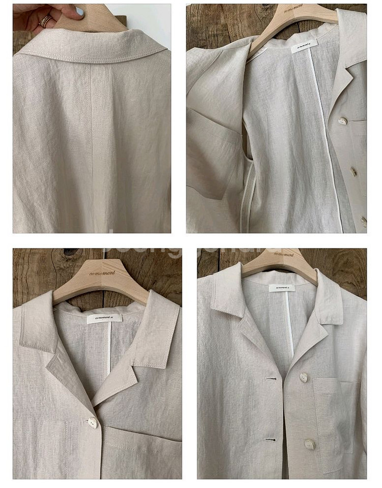 쎄모먼Ce moment Toscana Linen Jacket(34)--3