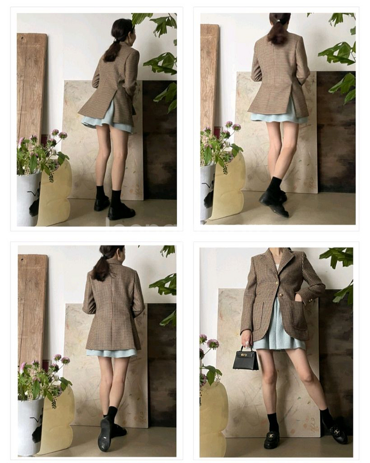 쎄모먼Cemoment Jaena Check Jacket (34)--2