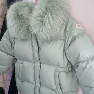 120사이즈 블루독 키즈 여아용 웜 다운 파카 택포45.만