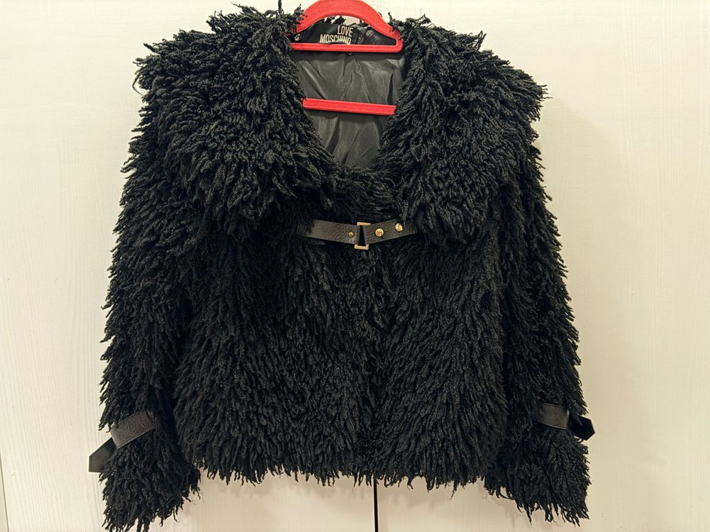 모스키노 뽀글이퍼 자켓--0
