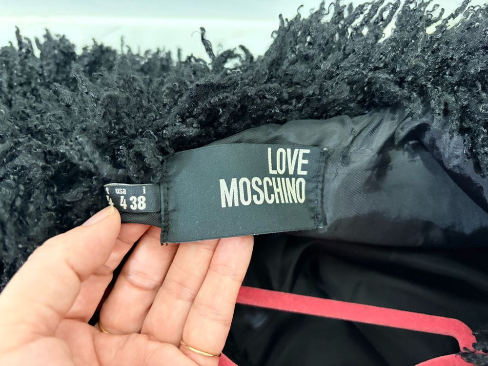 모스키노 뽀글이퍼 자켓--3