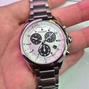 시티즌 아테사 BL5530-57A 팬더 슈퍼 티타늄 전파수신 태양열 시계