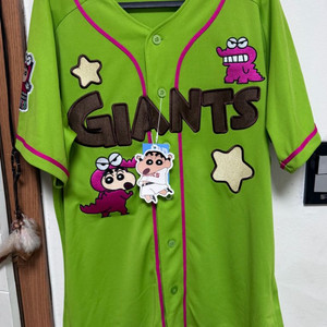 롯데 자이언트 윤동희 91 싸인 짱구 유니폼 양도