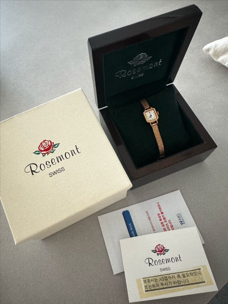 풀박스 로즈몽 RS#5-05 로즈골드 여성 메탈시계--0