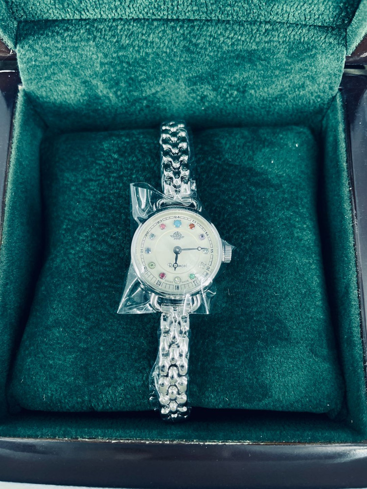 [새상품] 로즈몽 RS#45 탄생석 메탈 여성시계 / 스위스 쿼츠 고급 주얼리 워치--0