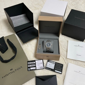 (풀셋) 해밀턴 카키필드 쿼츠 33mm 네이비