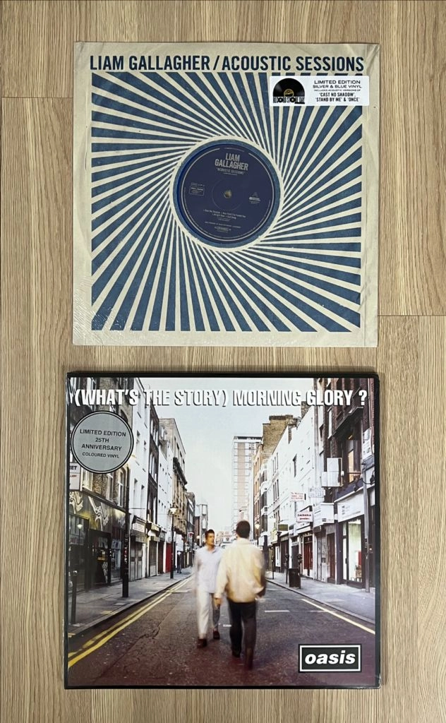 리암갤러거(Liam gallagher) - Acoustic session, 오아시스 모닝글로리 25주년 한정반 LP 이미지