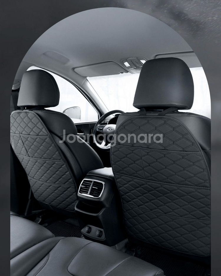 차팡 킥매트 포켓형 차량용 시트백커버--4