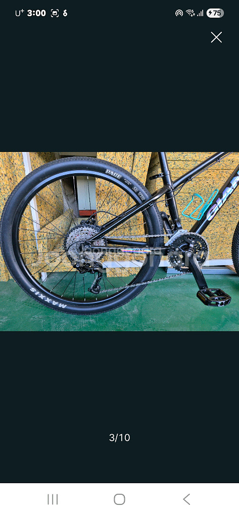 자이언트 타론3 검정색 MTB 자전거--2