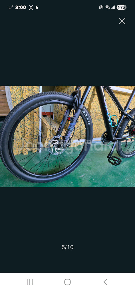 자이언트 타론3 검정색 MTB 자전거--4