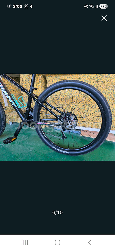 자이언트 타론3 검정색 MTB 자전거--5