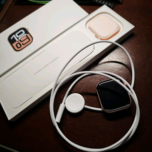 애플워치 10 GPS 46mm 로즈골드