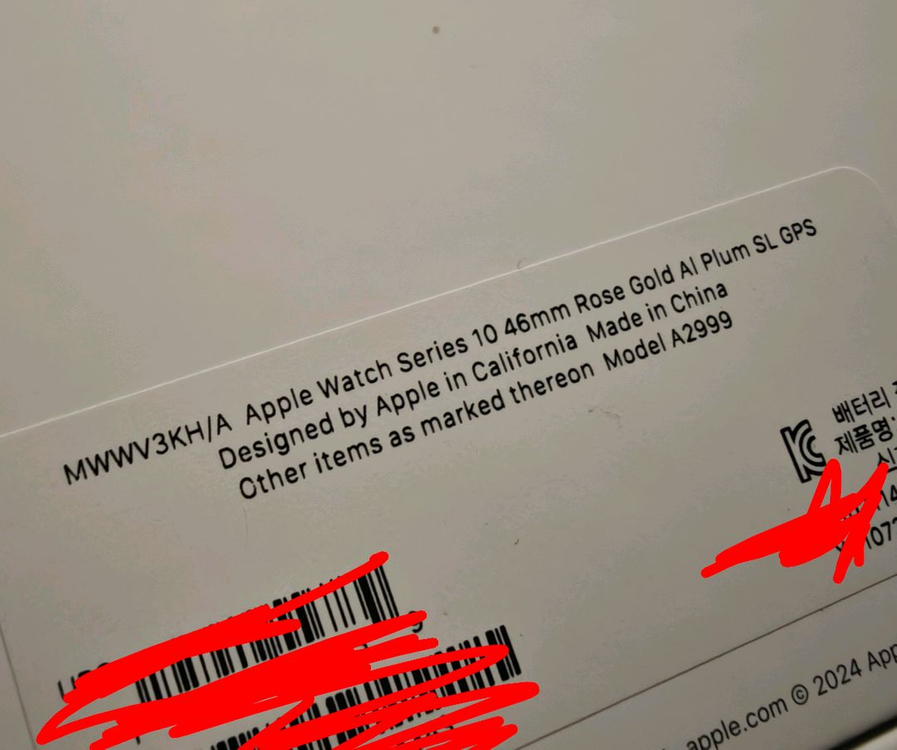 애플워치 10 GPS 46mm 로즈골드--8