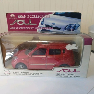 국산미니카 창명 기아 쏘울 자동차 모형 다이캐스트 이미지