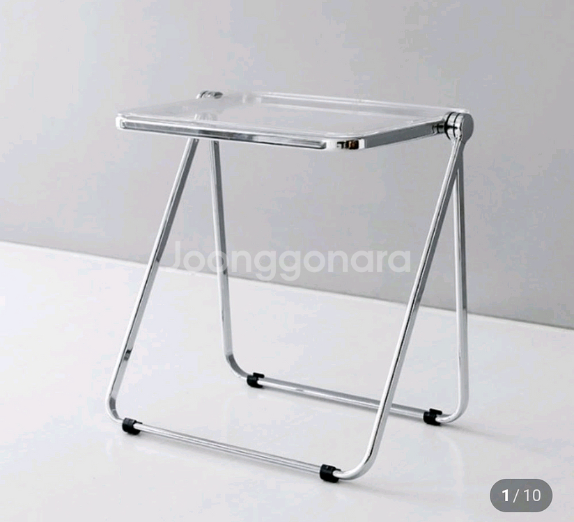 모듈형 투명 아크릴 카페테이블--2