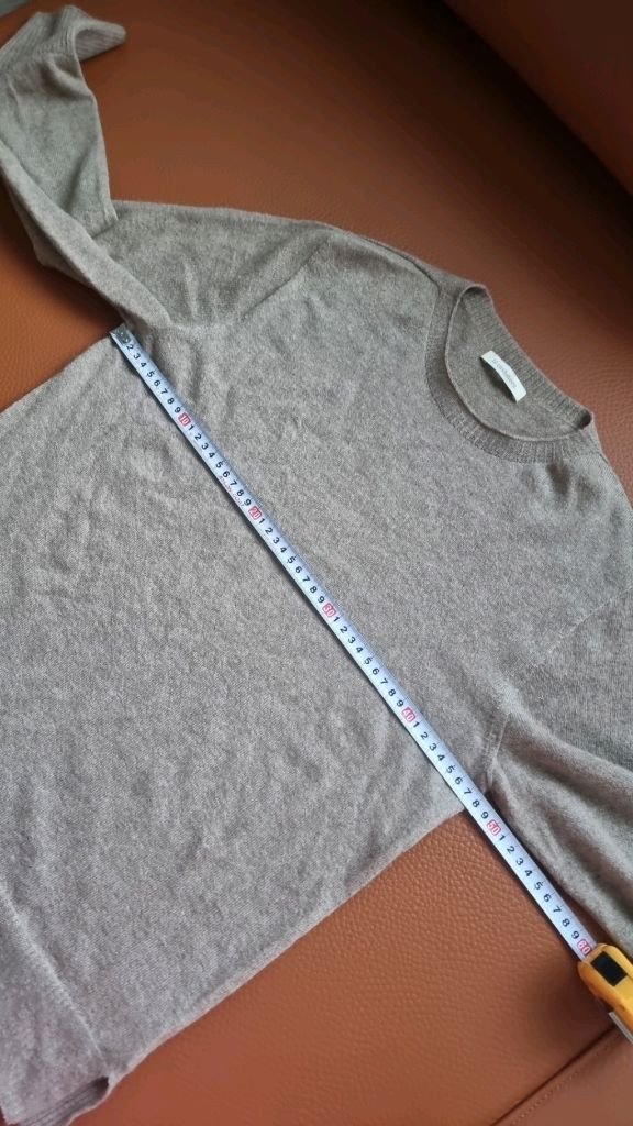 캐시미어 니트 55~77미착용.무료배송 아이보리.베이지--4