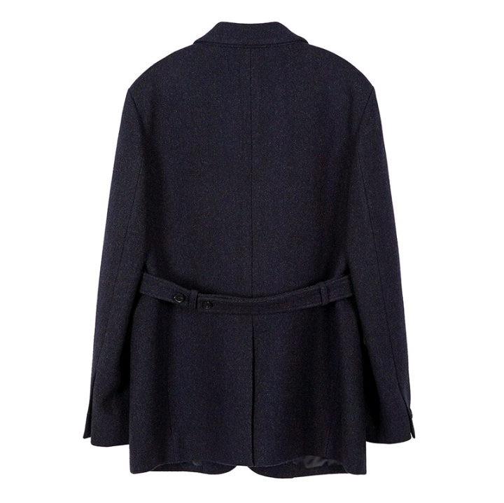 새상품 레이브 오버핏 울 자켓 네이비 S--5