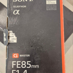 FE 85mm F1.4 GM 렌즈