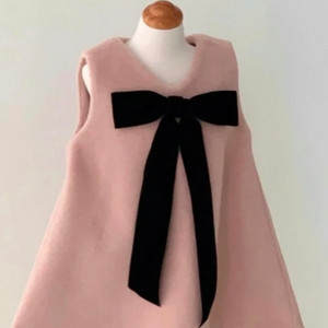 오마이핑크 선물원피스s(100)+ 스몰더블리본 헤어밴드 아기원피스