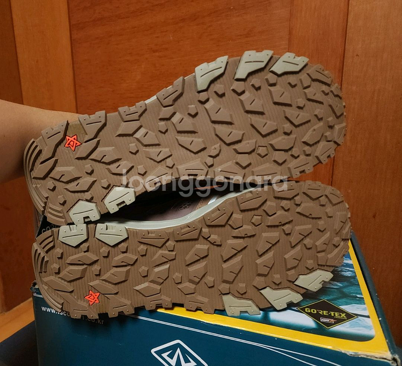 캠프라인 다이얼 소가죽 265 새상품 등산화 트레킹화--5