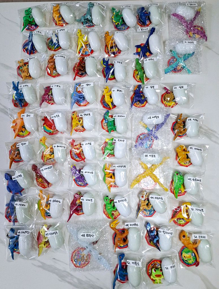 공룡메카드 타이니소어 캡처카세트 개별판매--0