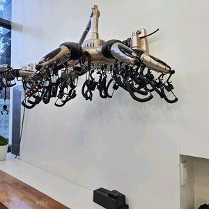 워맥스 셋팅기 로즈골드 벽걸이