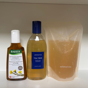 라우쉬 콜츠푸트 비듬각질 두피 가려움 샴푸 200ml+아로마티카 티트리 퓨리파잉 샴푸