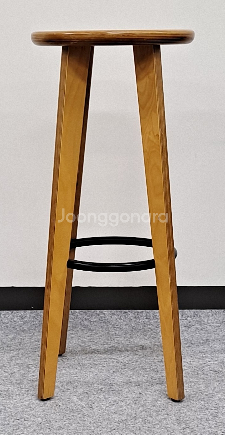 서클 목재 스툴 의자--1