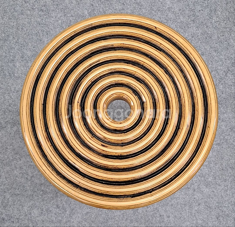 서클 목재 스툴 의자--2