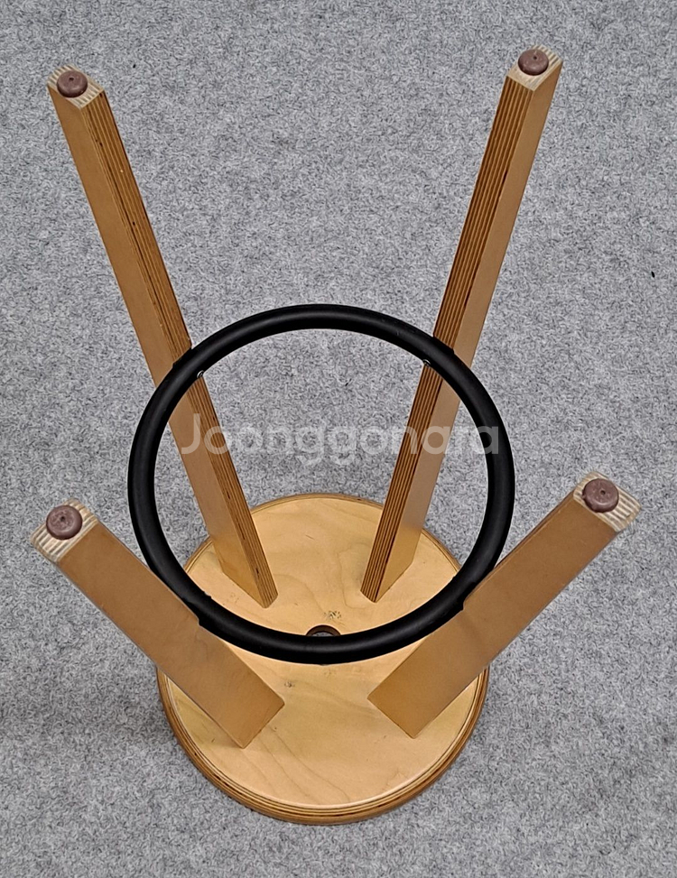 서클 목재 스툴 의자--4