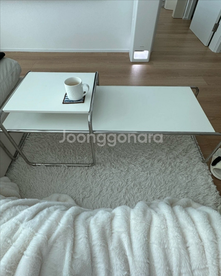 미드센츄리 2단 소파 테이블--1