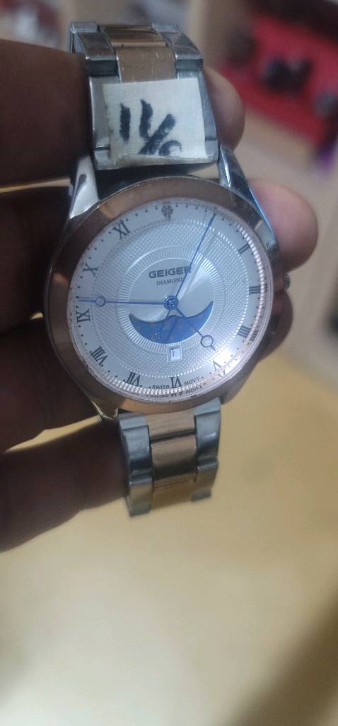 당x[일괄판매] 가이거(GEIGER) 정품 커플 시계 (상태 최상) 고가 라인 문페이즈--0
