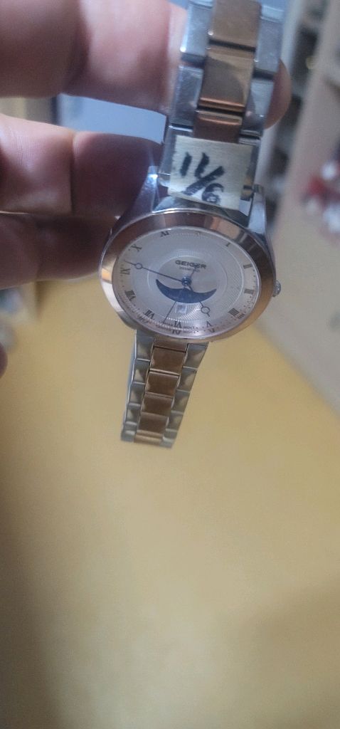 당x[일괄판매] 가이거(GEIGER) 정품 커플 시계 (상태 최상) 고가 라인 문페이즈--3
