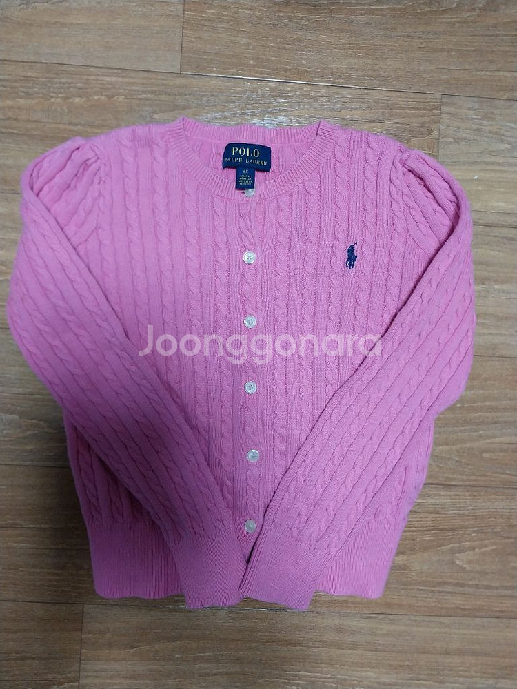 폴로 랄프로렌 여아 가디건 120사이즈--0