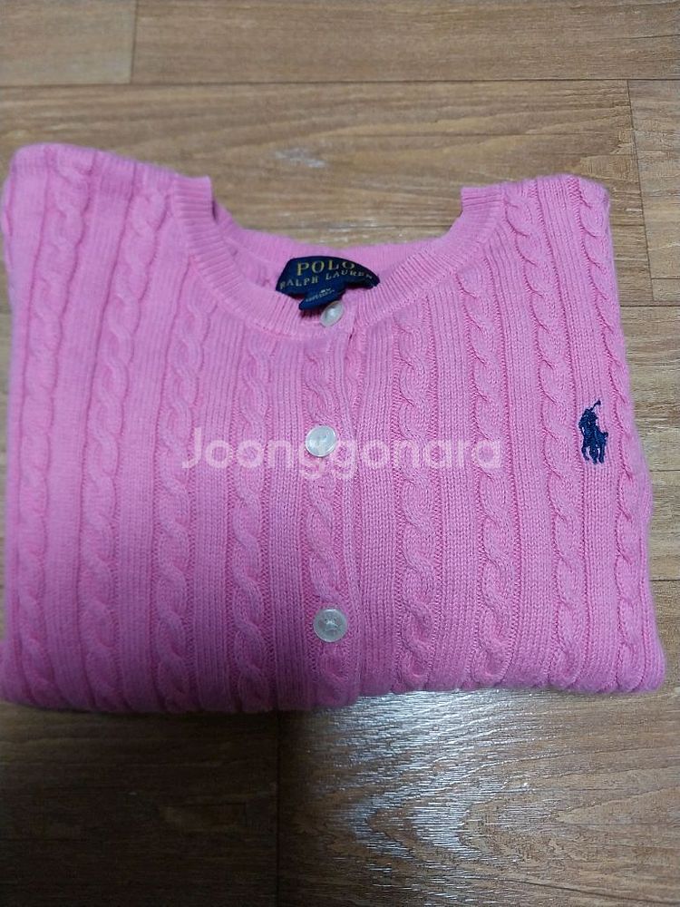 폴로 랄프로렌 여아 가디건 120사이즈--4