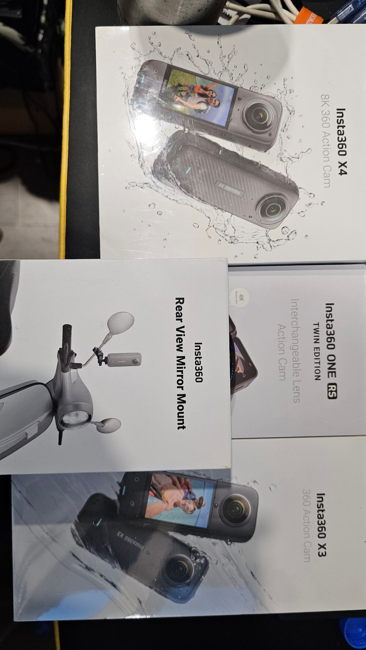 [미개봉/새상품]인스타360 X4, X3, ONE RS 트윈+ 미러뷰 마운트 이미지