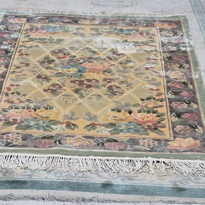 티베트 핸드메이드 실크 카페트 - TI174 -