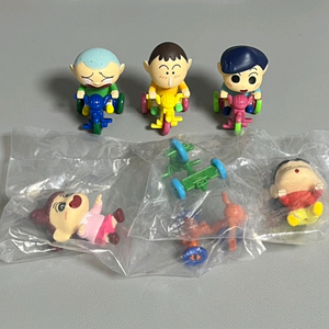 짱구 자전거 가챠 떡잎방범대 맹구 철수 유리 훈이