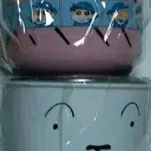 짱구 흰둥이 간식용기 시리얼볼 세븐일레븐 그릇 유치원버스