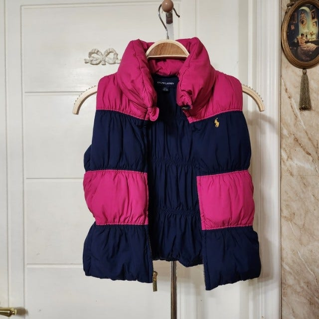 120호 (6X) 폴로 키즈 덕다운 패딩 조끼 / 랄프로렌 점퍼 키즈 유아 닥스 빈폴 오리털--0