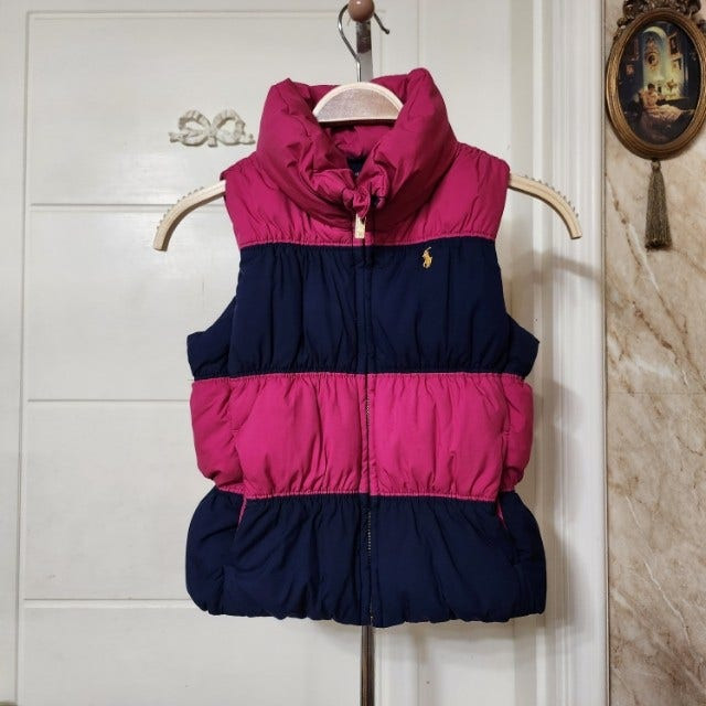 120호 (6X) 폴로 키즈 덕다운 패딩 조끼 / 랄프로렌 점퍼 키즈 유아 닥스 빈폴 오리털--1