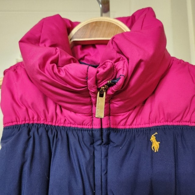 120호 (6X) 폴로 키즈 덕다운 패딩 조끼 / 랄프로렌 점퍼 키즈 유아 닥스 빈폴 오리털--6