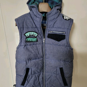 아디다스 힙합 스타일 패딩조끼 105정사이즈 상태굿