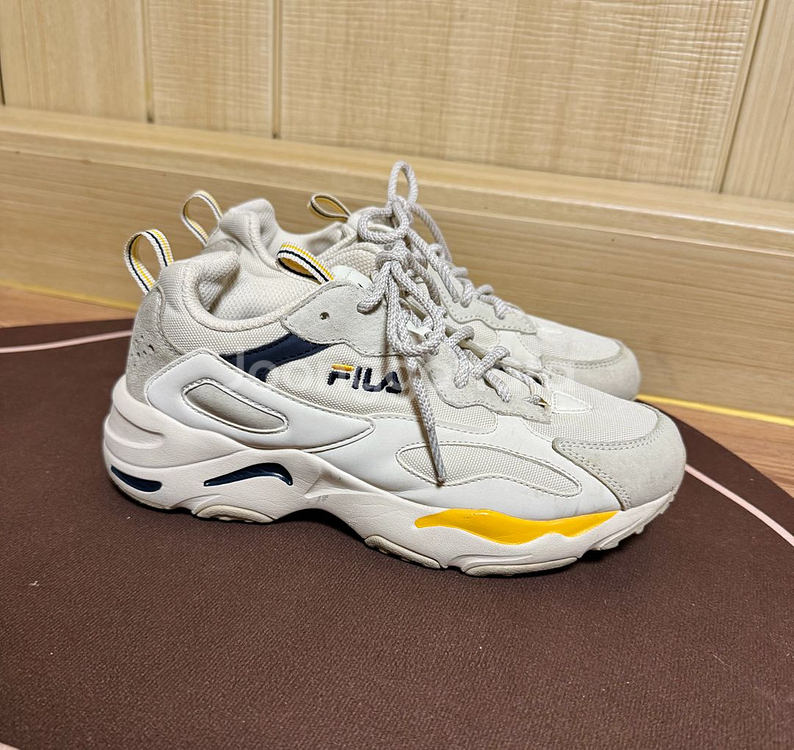 휠라 레이 트레이서 운동화 옐로우 230--2