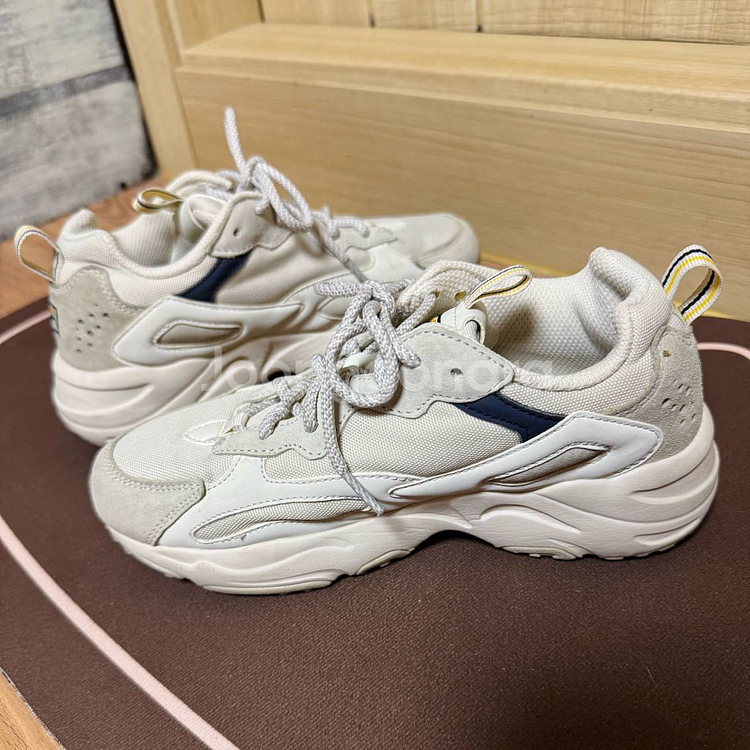 휠라 레이 트레이서 운동화 옐로우 230--4