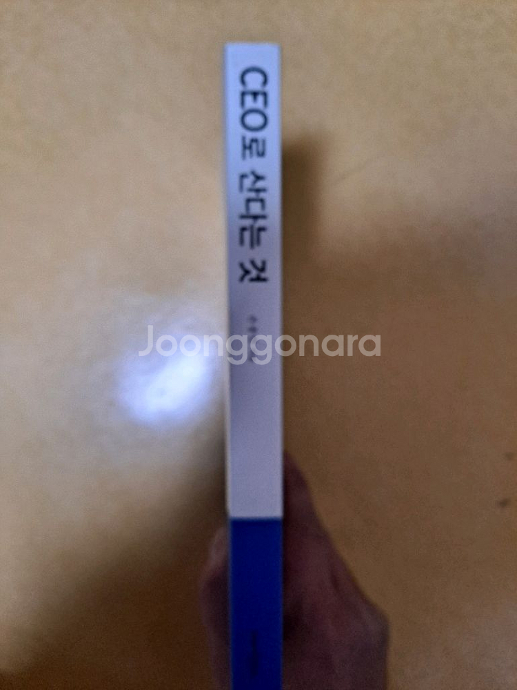 CEO로 산다는 것 책--2